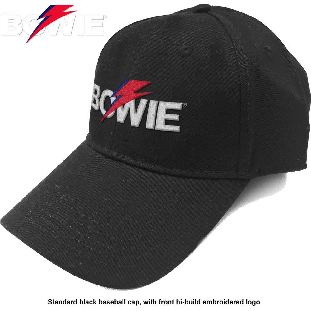 DAVID BOWIE UNISEX BASEBALL CAP: ALADDIN SANE BOLT LOGO by Rock Off Trade