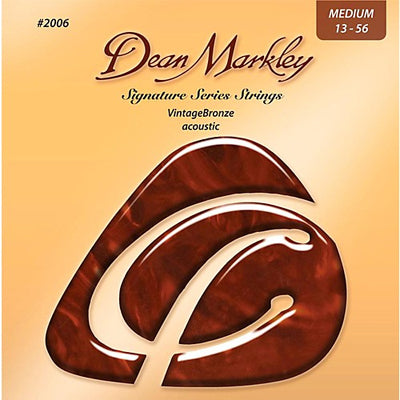 Dean Markley 2006 Vintage Bronze 85/15 Bronze Medium 13-56 Acoustic Strings