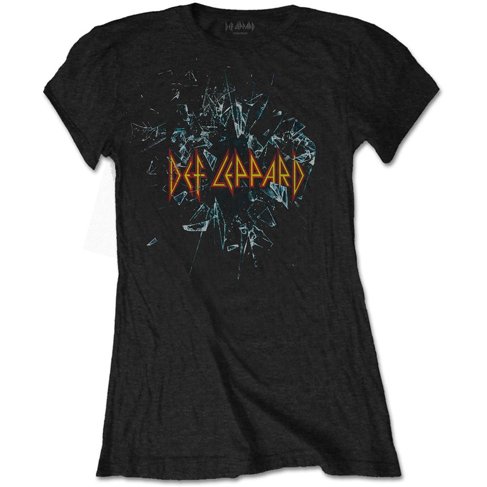 DEF LEPPARD LADIES TEE: SHATTER by Rock Off Trade