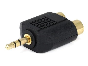 Digiflex HAA - KR101 - 1/8" TRS M / 2 × RCA F Adapter by SFM