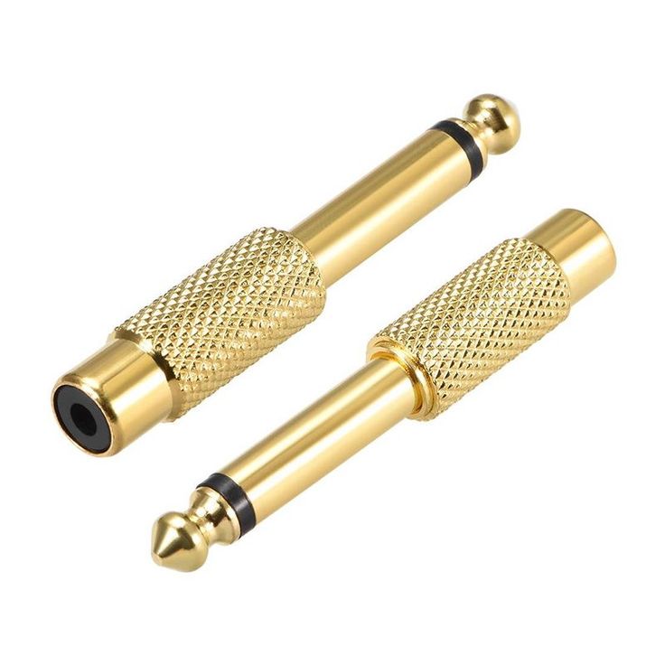 Digiflex HAA - RP201 - 1/4" TS M / RCA F metal Adapter - Package of 2 by SFM