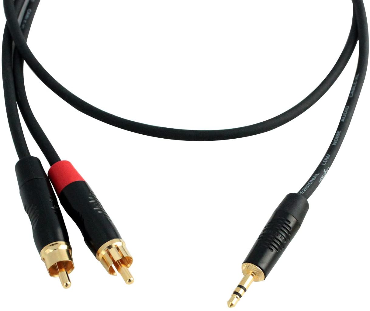 Digiflex HIN - 1K - 2R 1/8" to 2 RCA cable by SFM