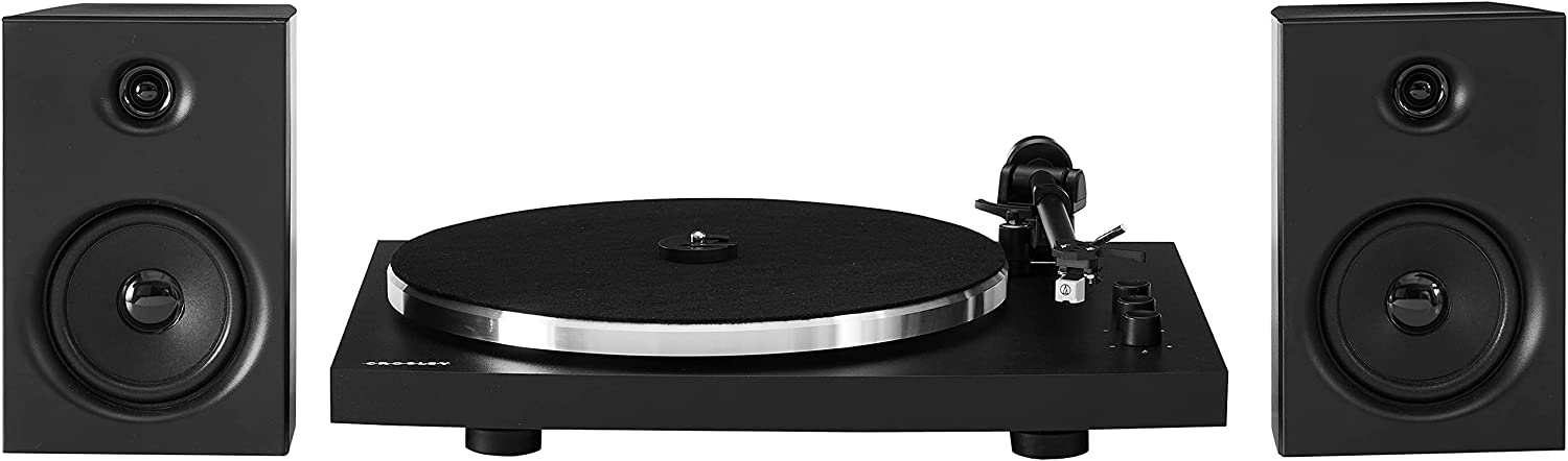 Crosley T150 Turntable System, Black