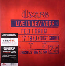 VINYL DOORS 1970: LIVE IN NEW YORK 180G