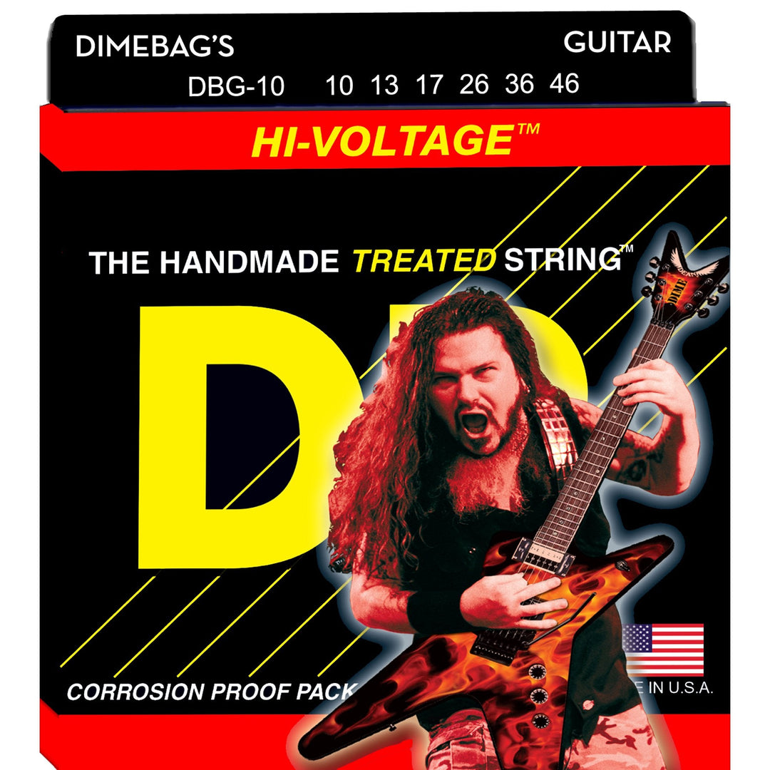 DR Strings Dimebag Darrell Signature Electric Guitar Strings by B&J