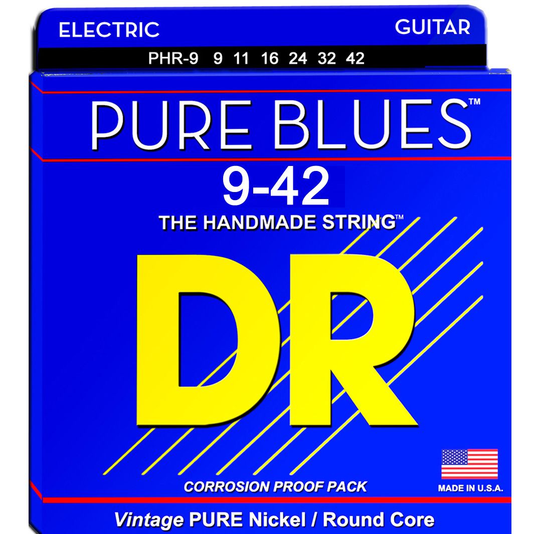 DR Strings Pure Blues Electric Guitar Strings by B&J