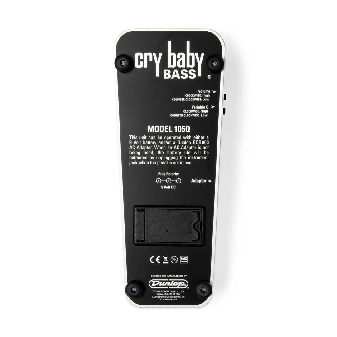 Dunlop Cry Baby Bass Wah by Coast Music