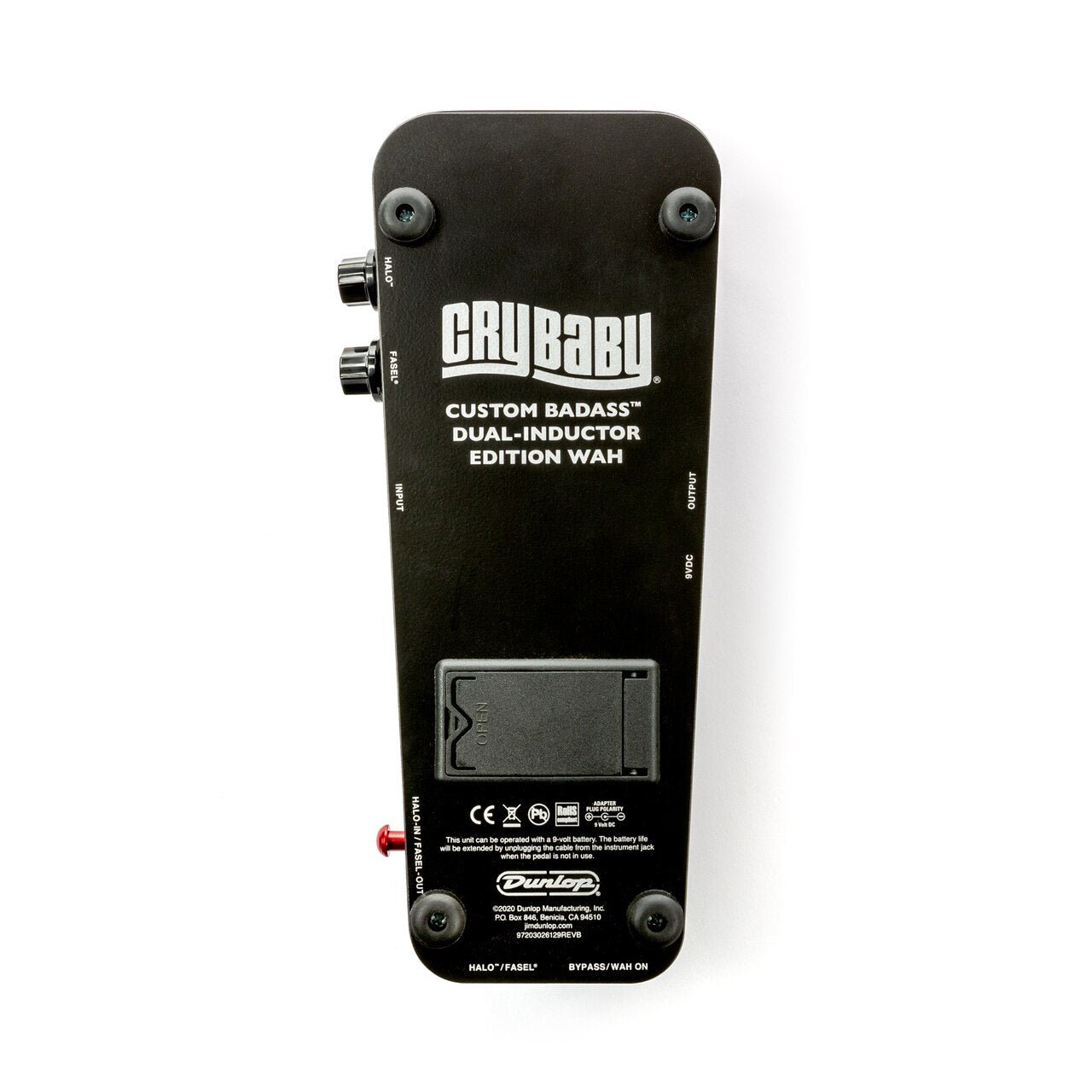 Dunlop Cry Baby Custom Badass Dual - inductor Edition Wah by Coast Music