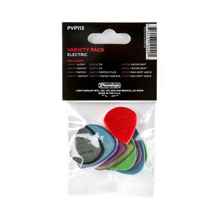 Dunlop Electric Guitar Pick Variety Pack (12/pack) by Coast Music