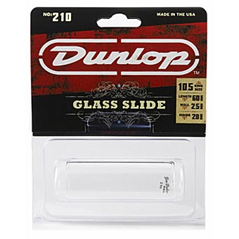 Dunlop JD210 Glass Slide Bottleneck Medium Size by Coast Music