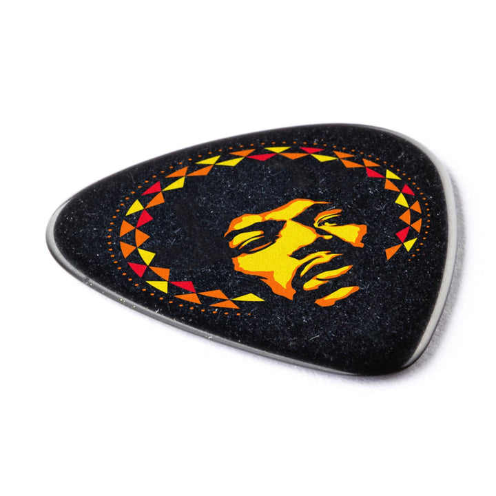 Dunlop Jimi Hendrix ’69 Psych Series Aura Mandala Guitar Pick (6 - Pack) by Coast Music