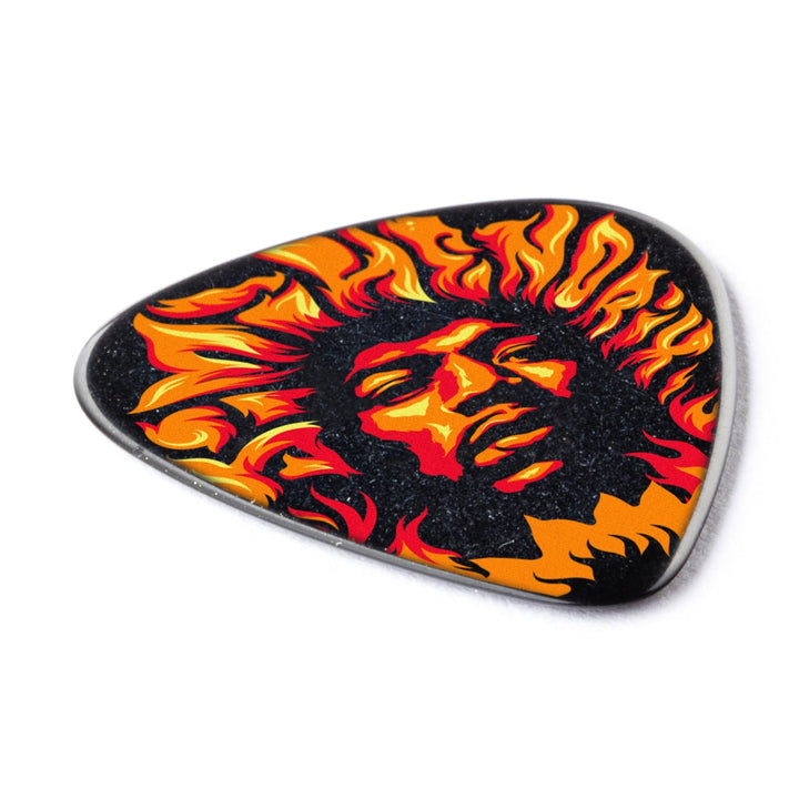 Dunlop Jimi Hendrix ’69 Psych Series Voodoo Fire Guitar Pick (6 Pack) by Coast Music