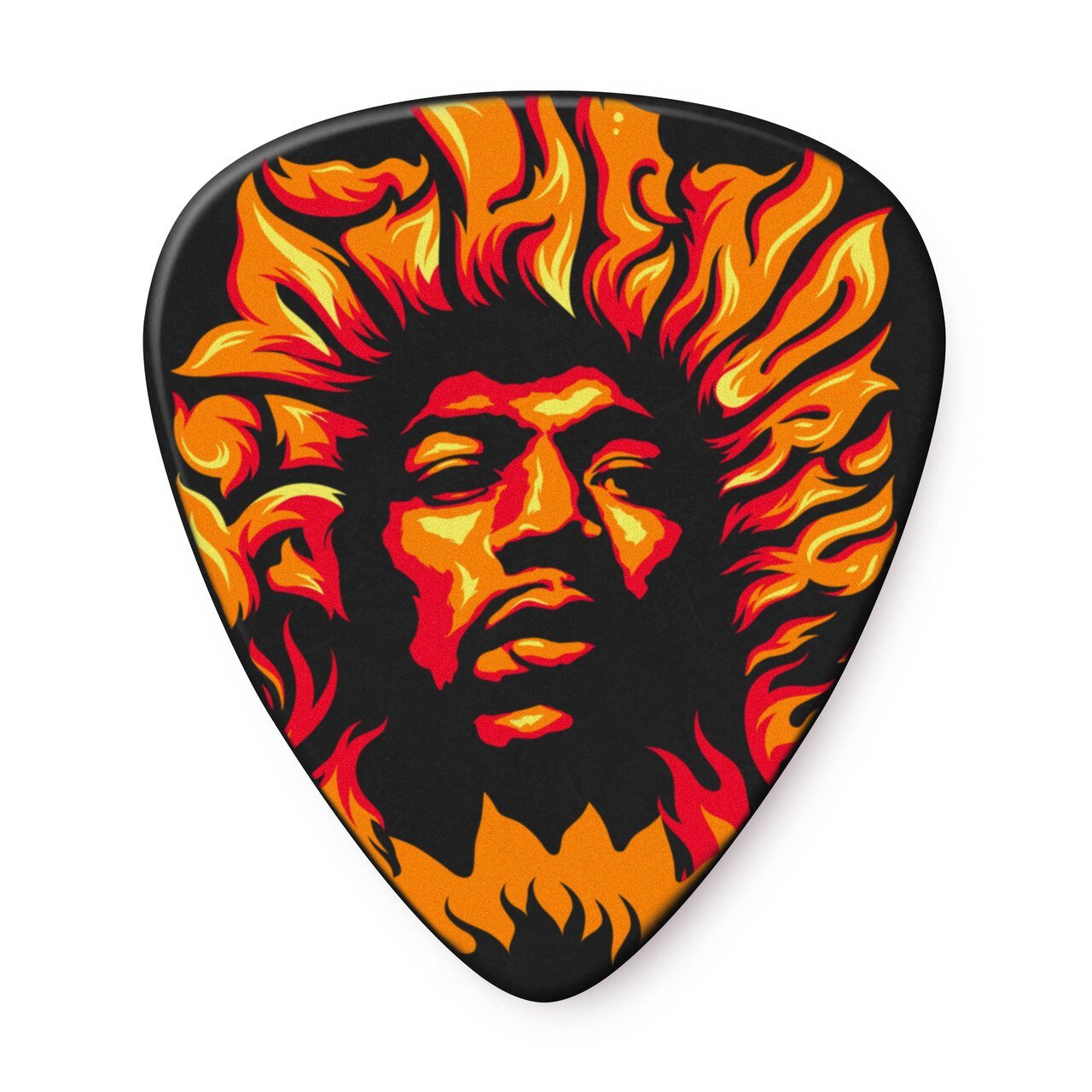 Dunlop Jimi Hendrix ’69 Psych Series Voodoo Fire Guitar Pick (6 Pack) by Coast Music