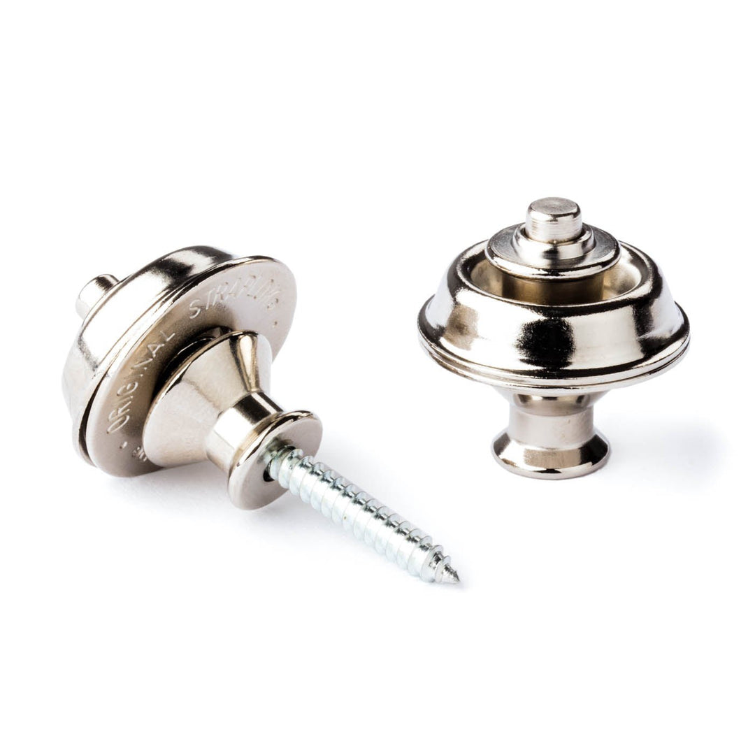 Dunlop Straplok Dual Design Strap Retainer System, Nickel by Coast Music