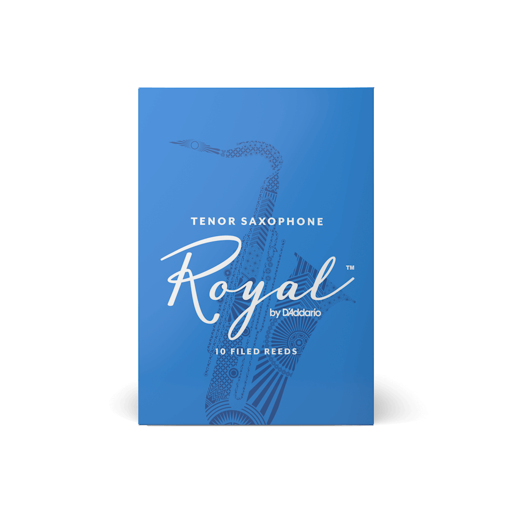 Rico Royal Tenor Saxophone Reeds, 10 Pack