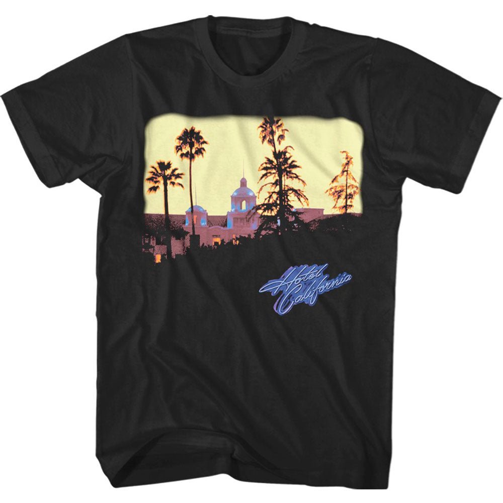 EAGLES UNISEX TEE: HOTEL CALIFORNIA by Rock Off Trade