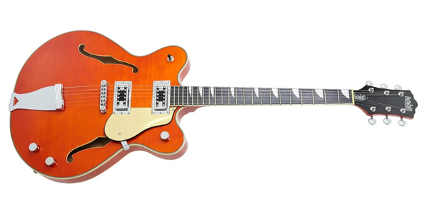 Used Eastwood Classic 6 Hollowbody Electric Guitar - Orange