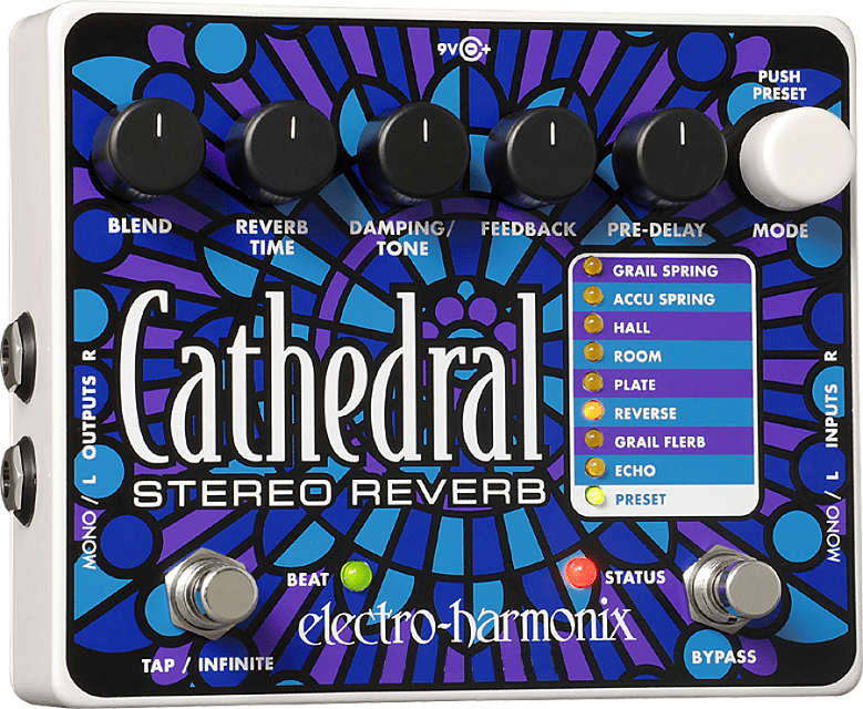 EHX Cathedral Stereo Reverb by New Sensor