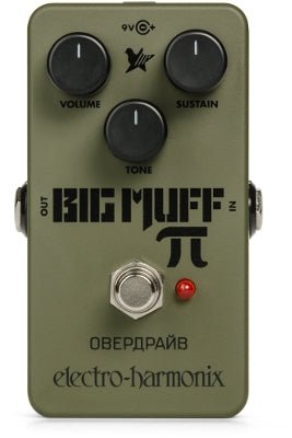EHX Green Russian Big Muff Distortion / Sustainer by New Sensor