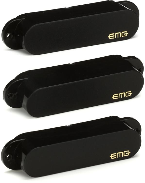 EMG SA Strat Replacement System Set Black by Coast Music