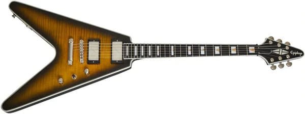 Epiphone Flying V Prophecy, Yellow Tiger Gloss by Yorkville