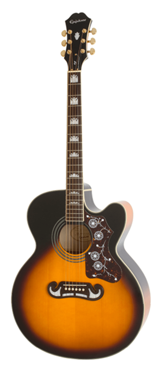Epiphone J - 200EC Studio, Vintage Sunburst by Yorkville