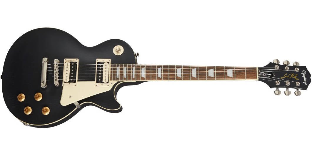 Epiphone Les Paul Classic Worn - Worn Ebony by Yorkville