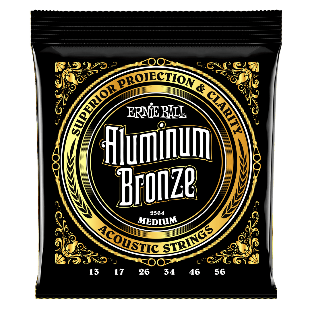 Ernie Ball Aluminum Bronze Acoustic Strings - Medium by Yorkville