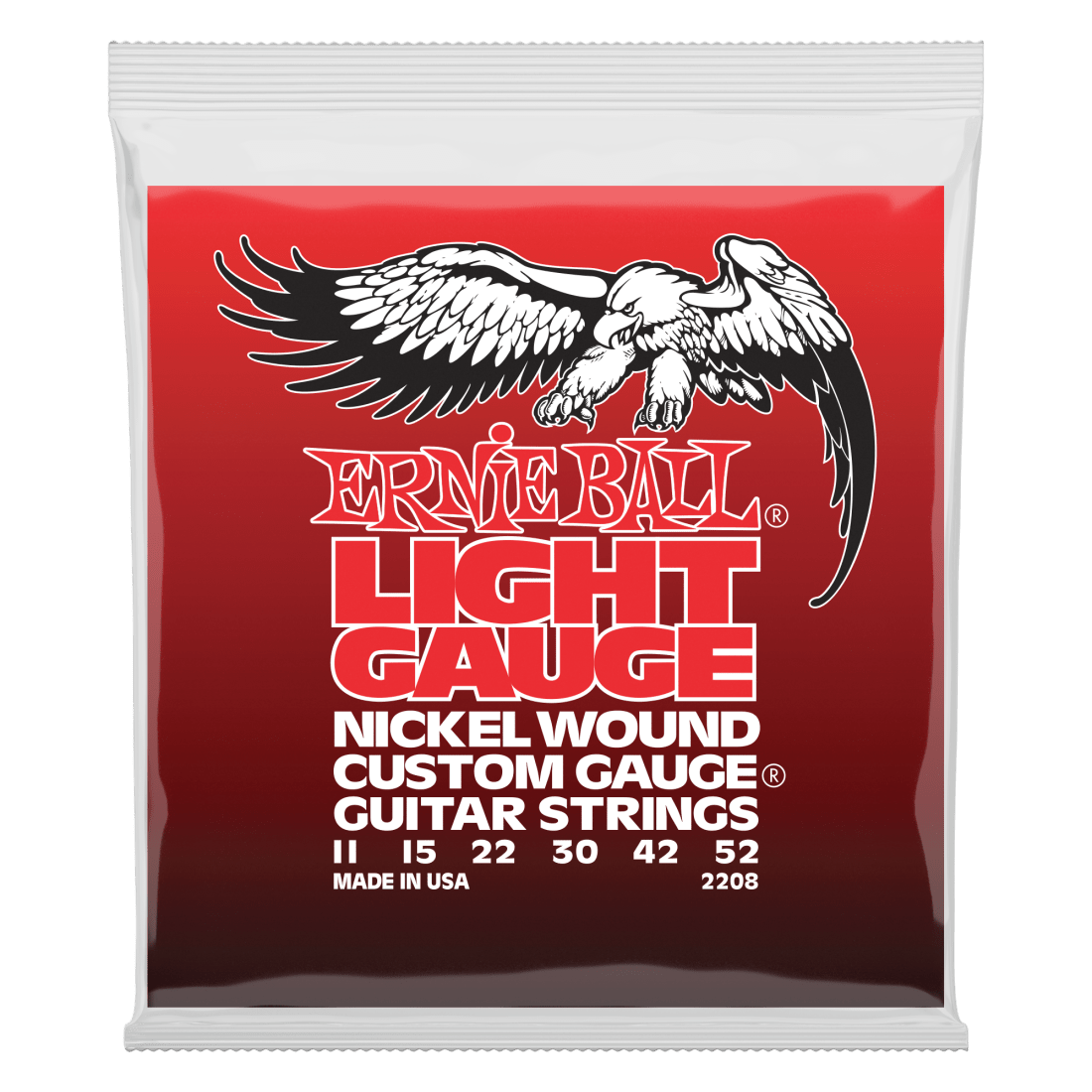 Ernie Ball Light Gauge Nickel Wound, 11 - 52 by Yorkville