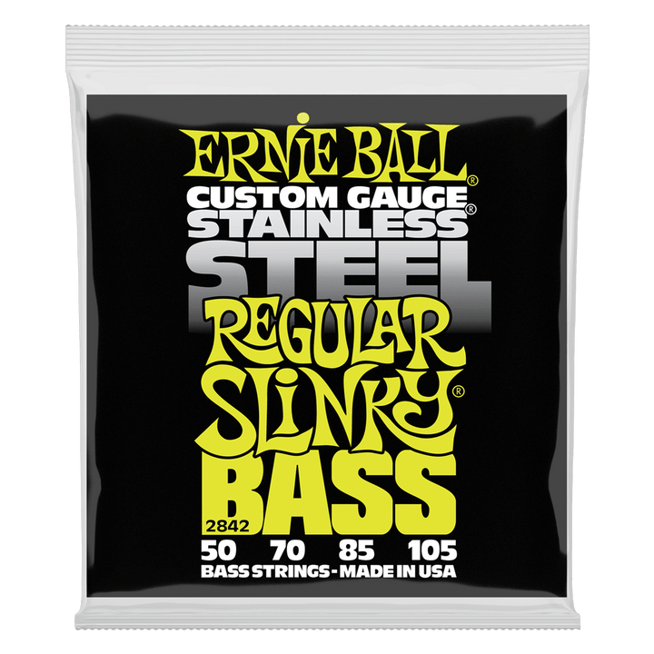Ernie Ball Slinky Stainless Steel Bass Strings by Yorkville