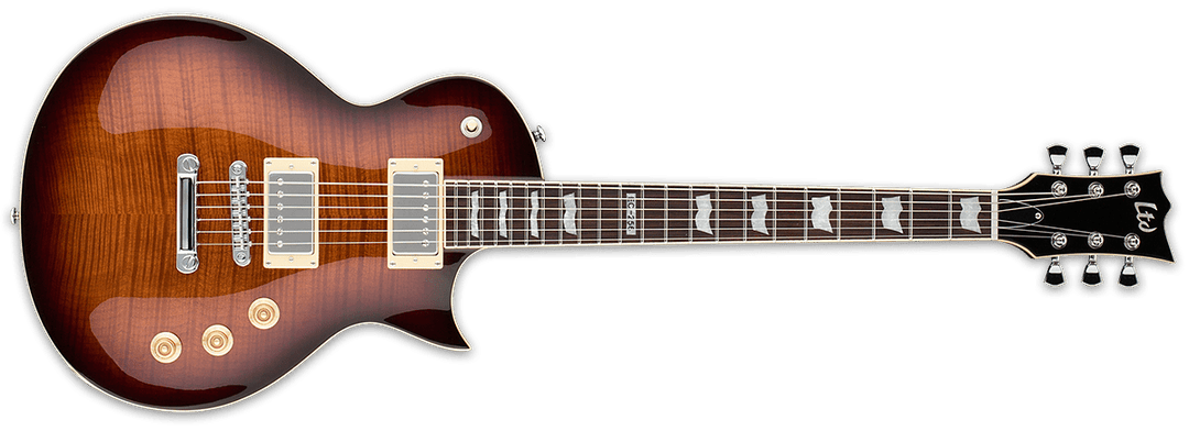 ESP/Ltd EC - 256FM Dark Brown Sunburst by B&J
