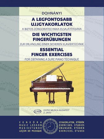 ESSENTIAL FINGER EXERCISES by Hal Leonard