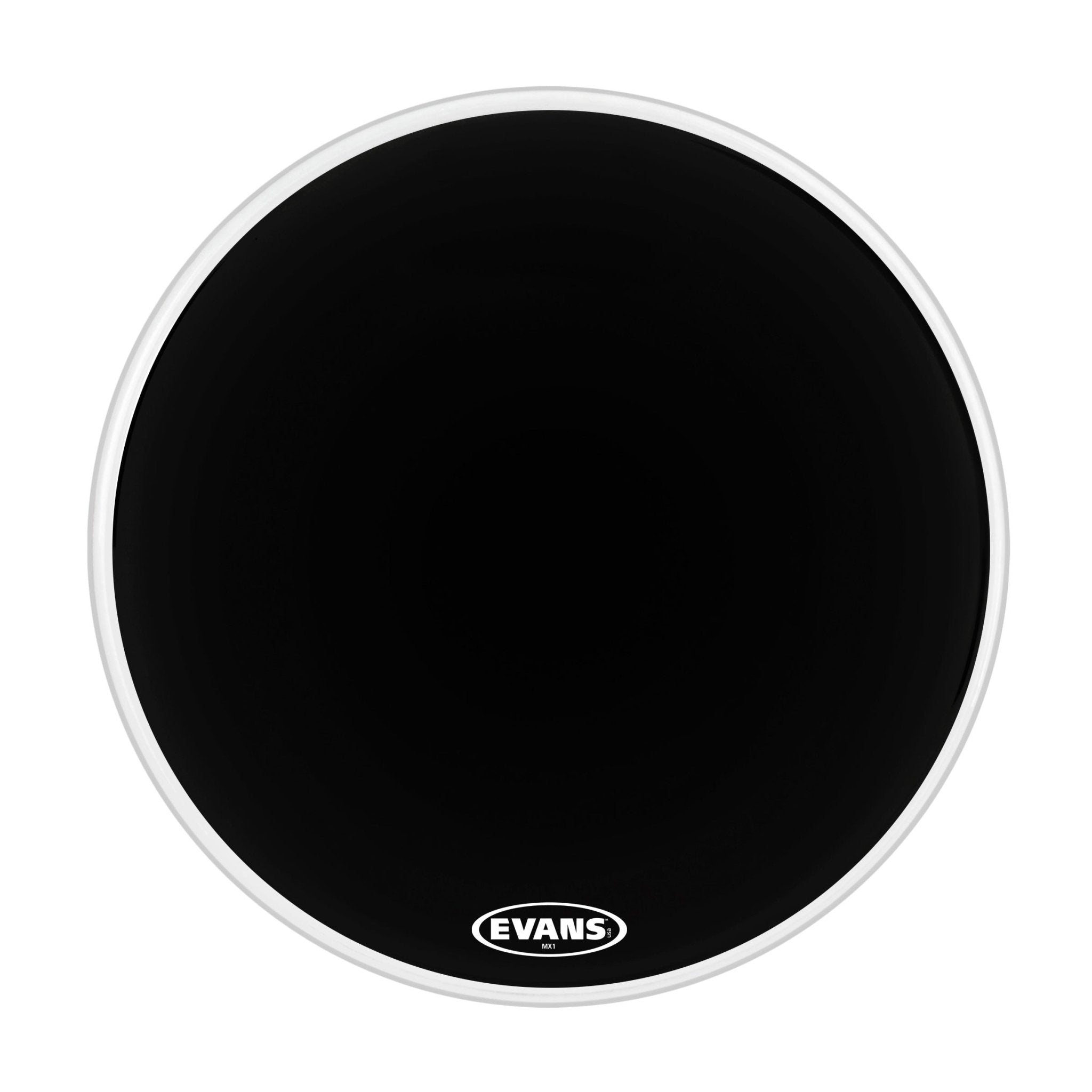 Evans BD28MX1B 28" MX1 Black Bass Drum Head by D'Addario Canada