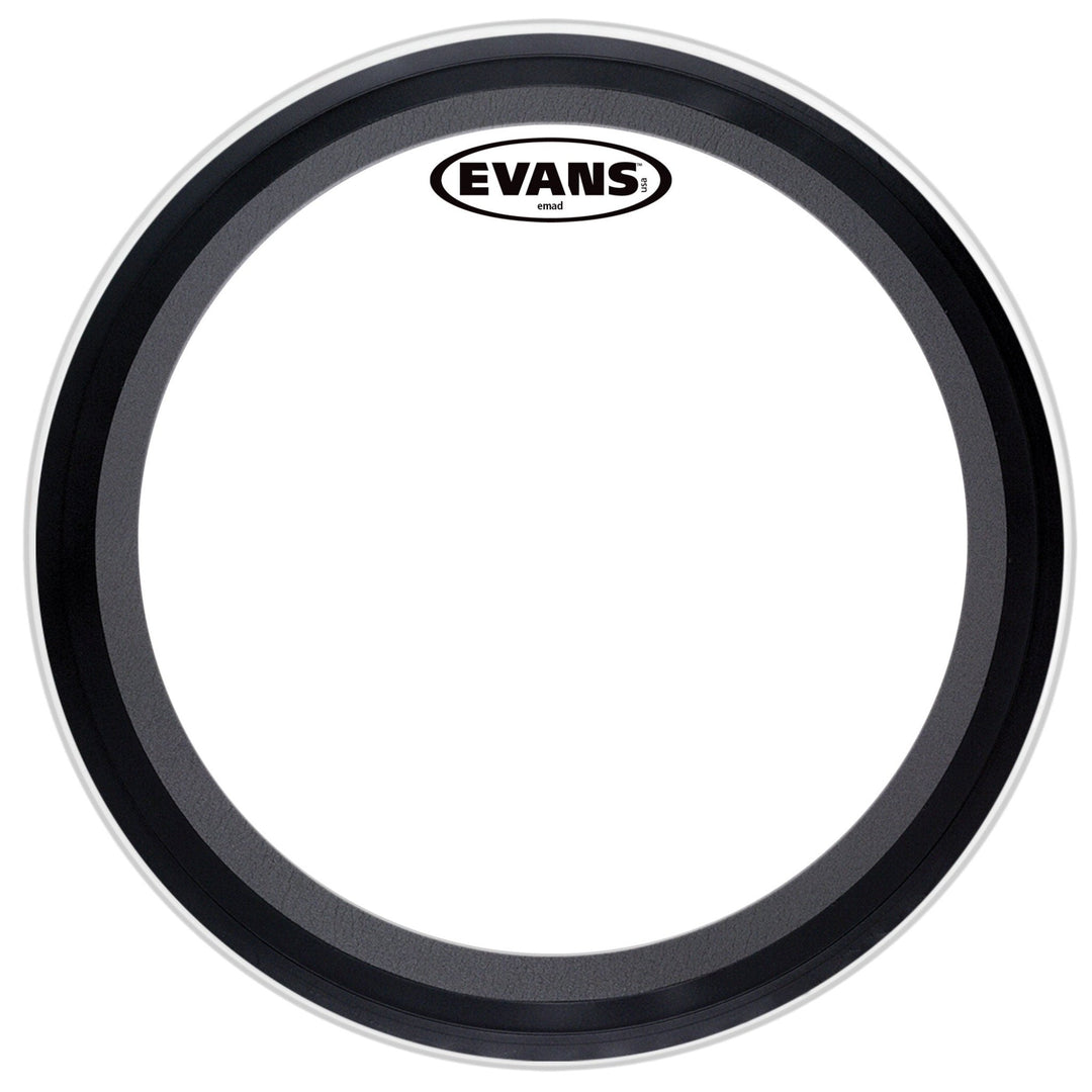 Evans EMAD Clear 22" Bass Drum Head by D'Addario Canada