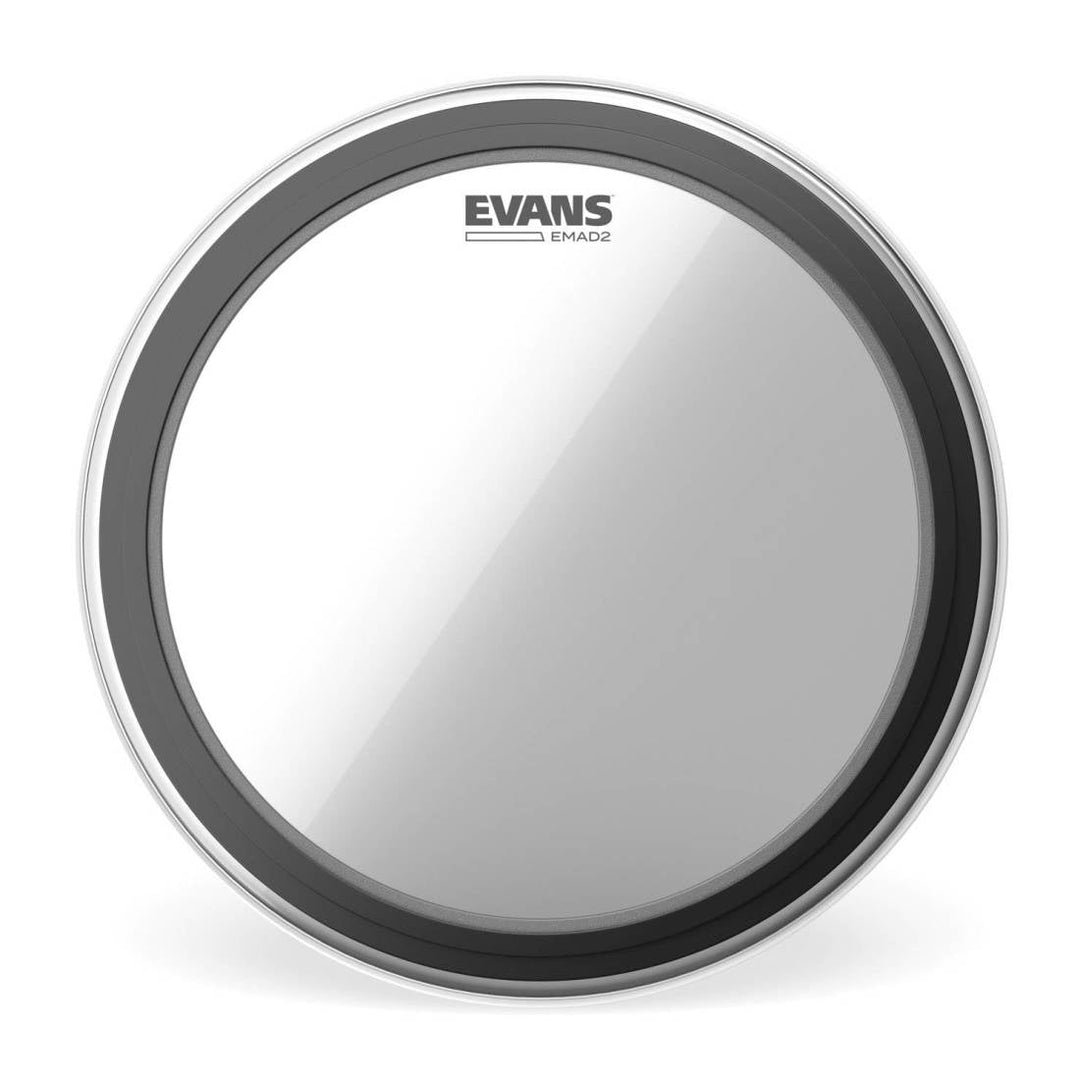 Evans EMAD2 Clear Bass Drum Head by D'Addario Canada