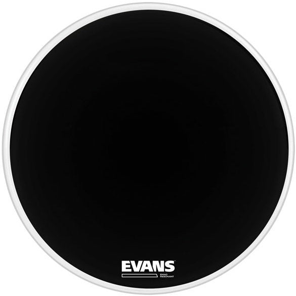 Evans Resonant Black 20" Bass Drum Head by D'Addario Canada