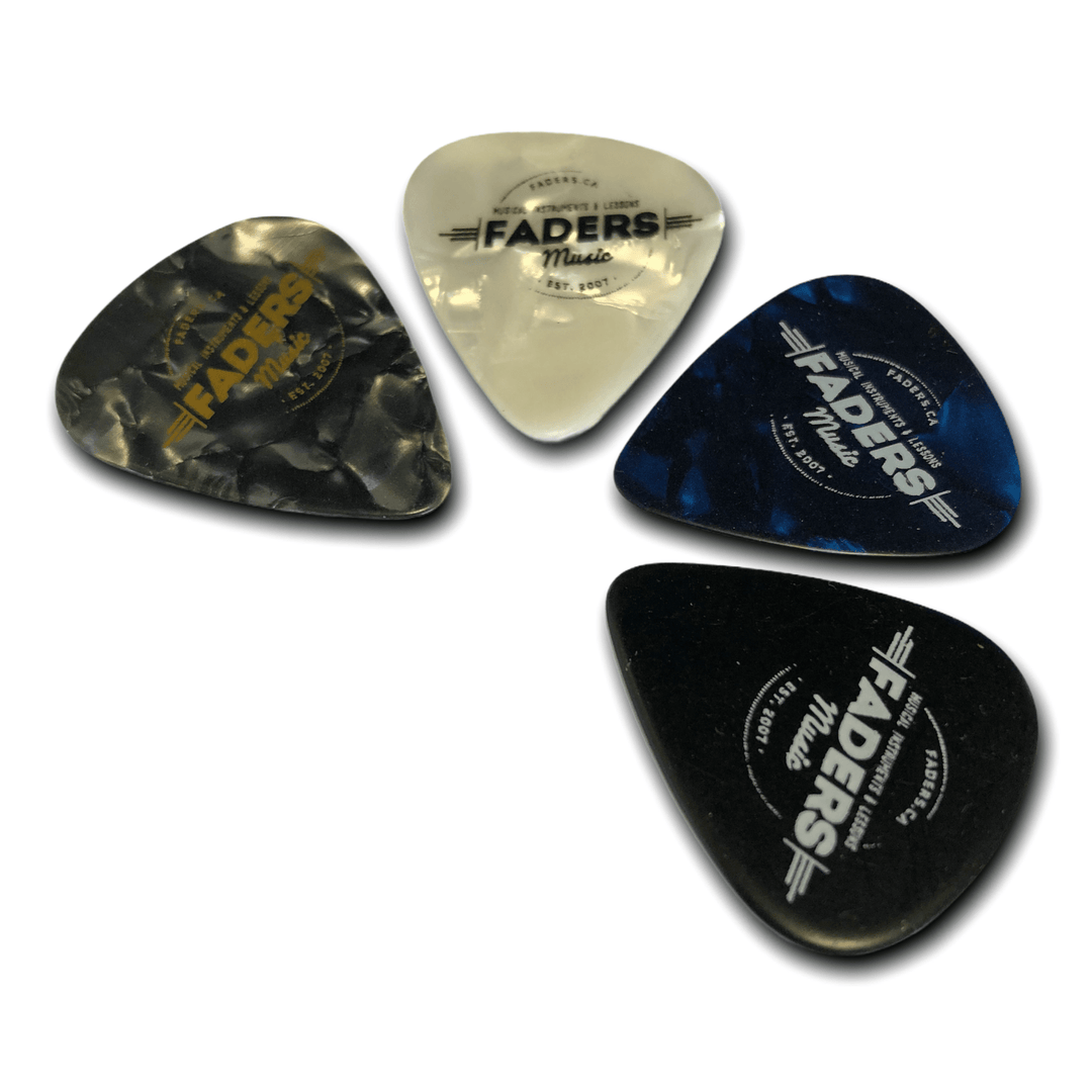 Faders Music Logo Guitar Picks by D'Addario Canada