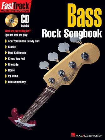 FASTTRACK BASS ROCK SONGBOOK by Hal Leonard