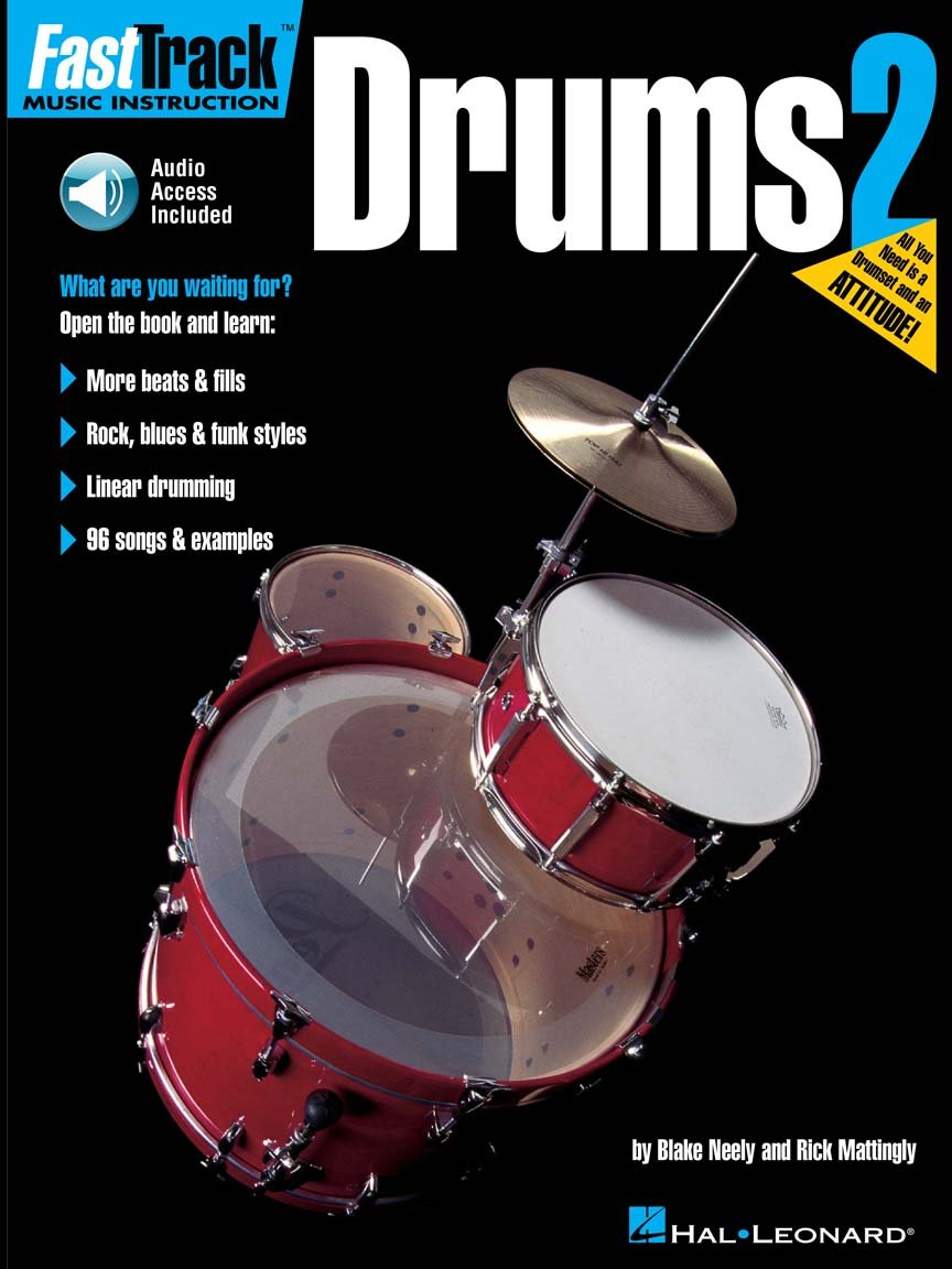 FASTTRACK DRUMS METHOD – BOOK 2 by Hal Leonard