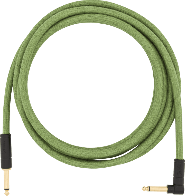 Fender 10' Angled Festival Instrument Cable, Pure Hemp by FMIC