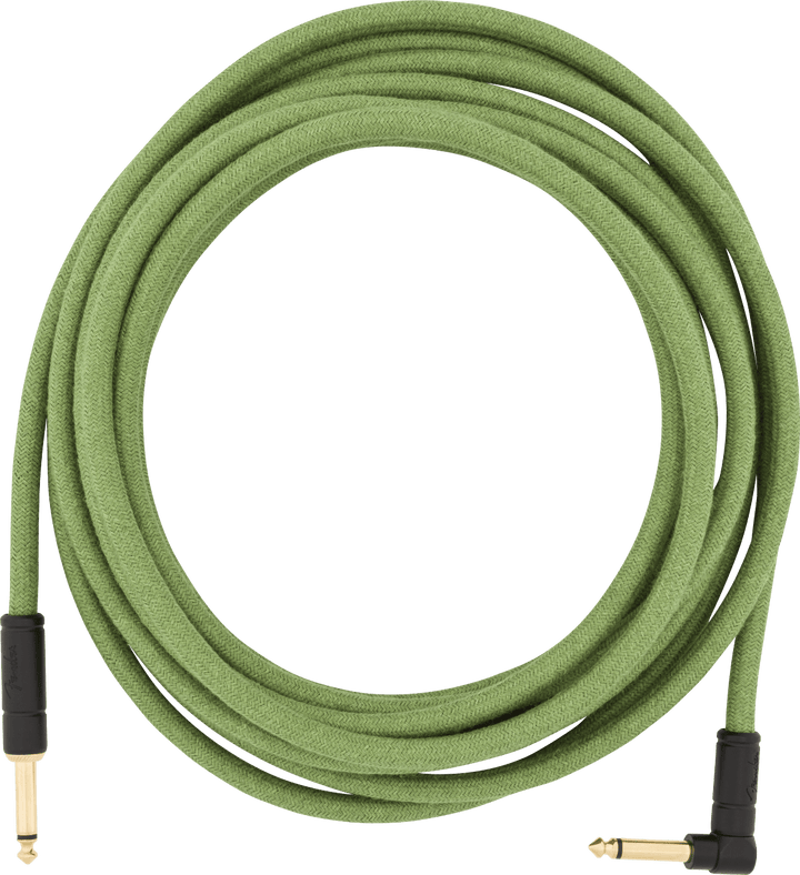 Fender 18.6' Angled Festival Instrument Cable, Pure Hemp by FMIC