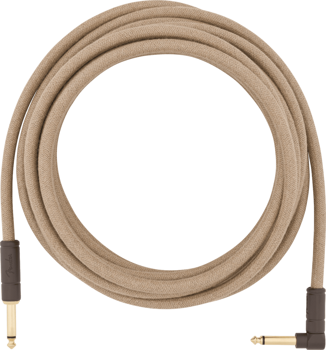 Fender 18.6' Angled Festival Instrument Cable, Pure Hemp by FMIC