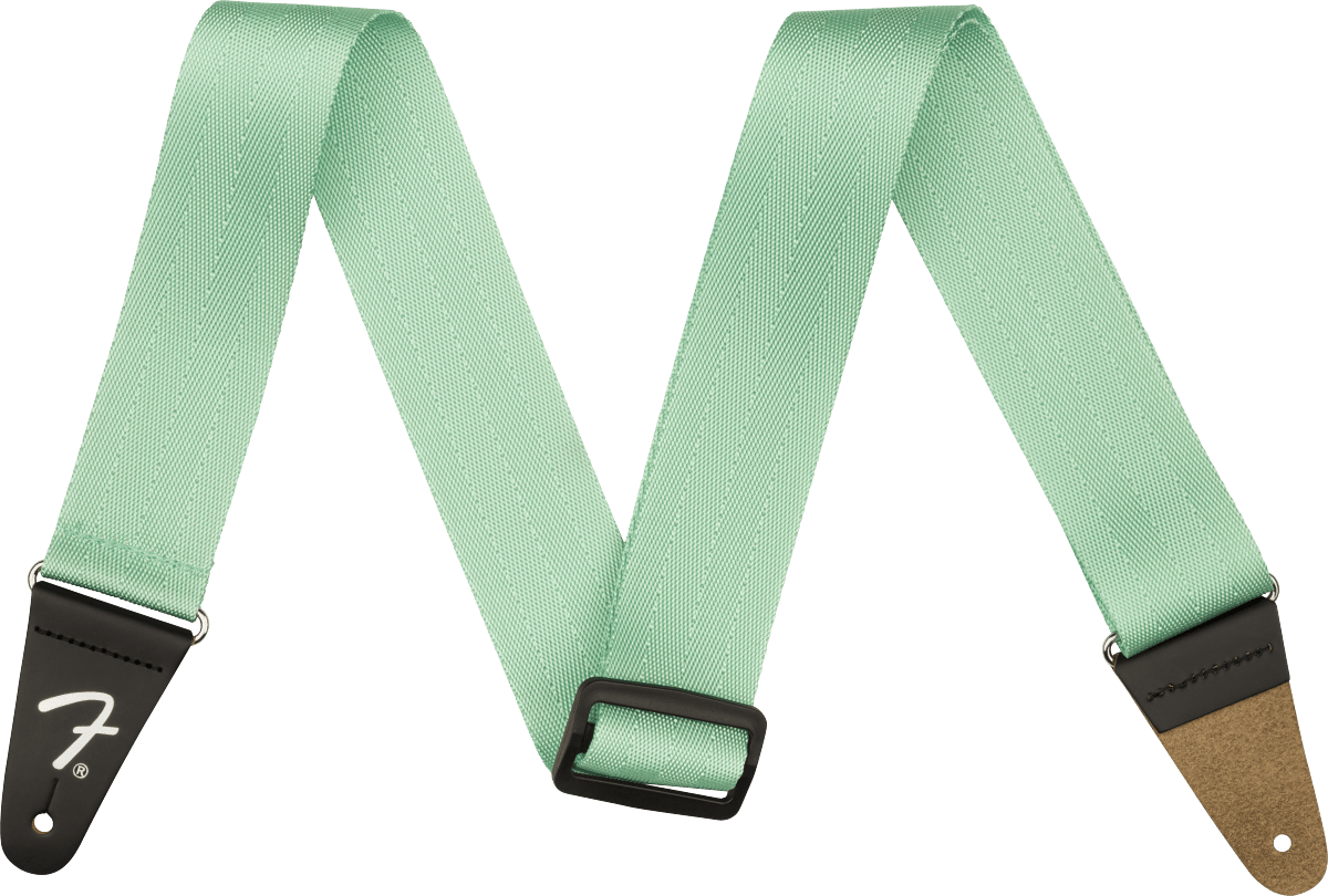 Fender 2" Am Pro Seat Belt Strap, Mystic Surf Green by FMIC