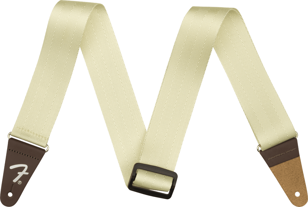 Fender 2" Am Pro Seat Belt Strap, Olympic White by FMIC