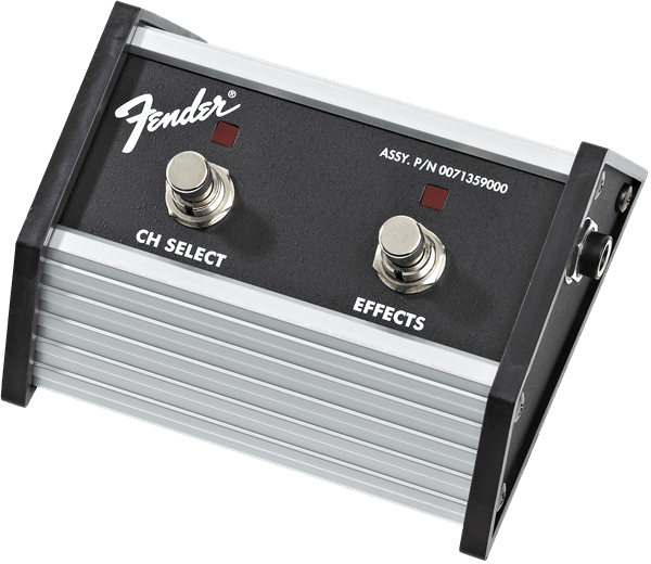 Fender 2 - Button Footswitch: Channel Select / Effects On/Off with 1/4" Jack by FMIC