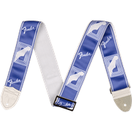 Fender 2" Monogrammed Strap, Lake Placid Blue by FMIC