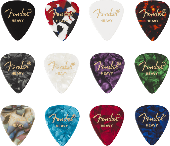 FENDER 351 CELLULOID MEDLEY, (12) PICKS by FMIC