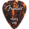 FENDER 351 SHAPE WAVELENGTH™ CELLULOID PICKS — 6 - PACK, TORTOISE SHELL by FMIC