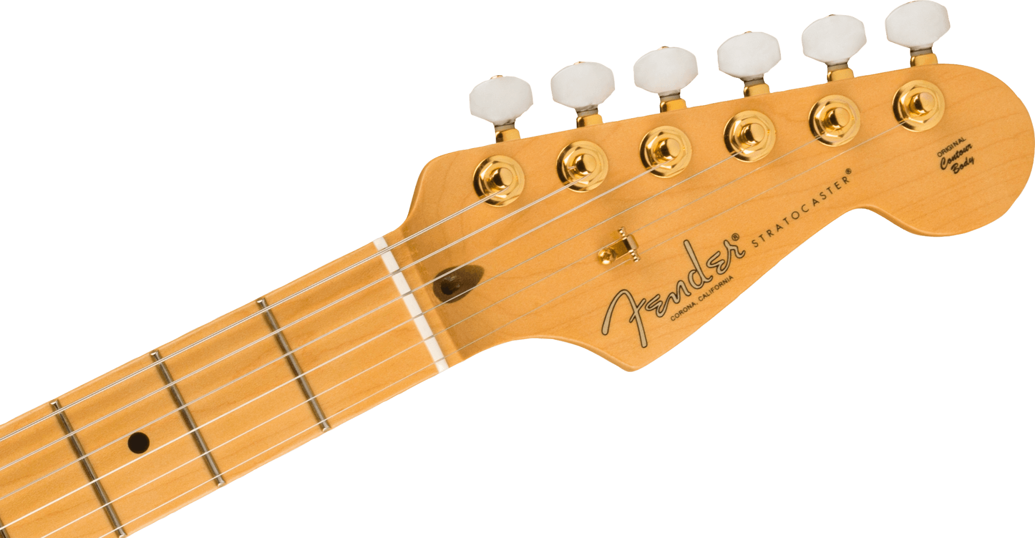 Fender 75th Anniversary Commemorative Stratocaster®, Maple Fingerboard, 2 - Color Bourbon Burst by FMIC