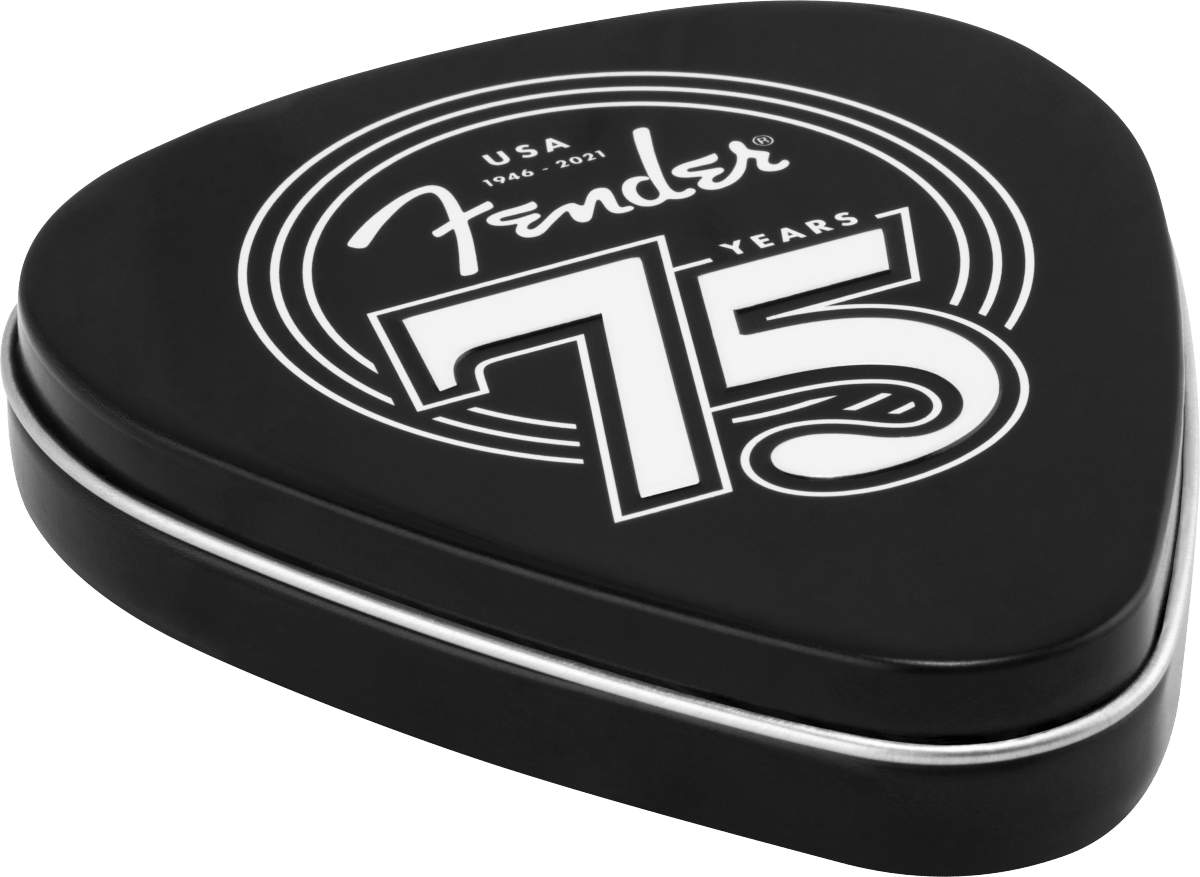 Fender 75th Anniversary Pick Tin (18) by FMIC